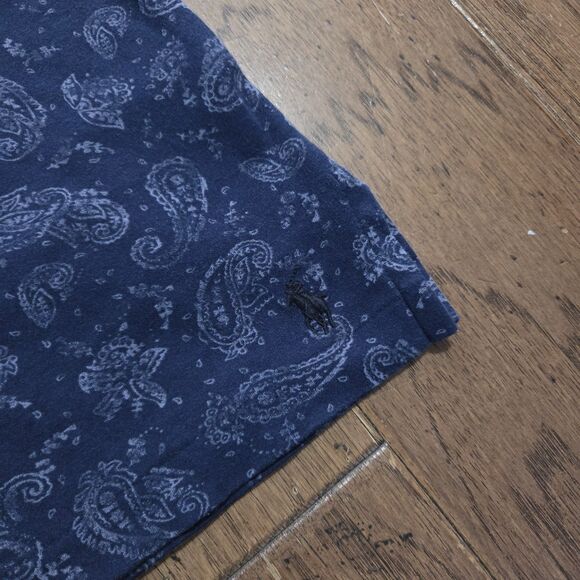 Polo Ralph Lauren Men's Paisley AOP Cotton Polo Shirt Classic Fit Large - Picture 3 of 8